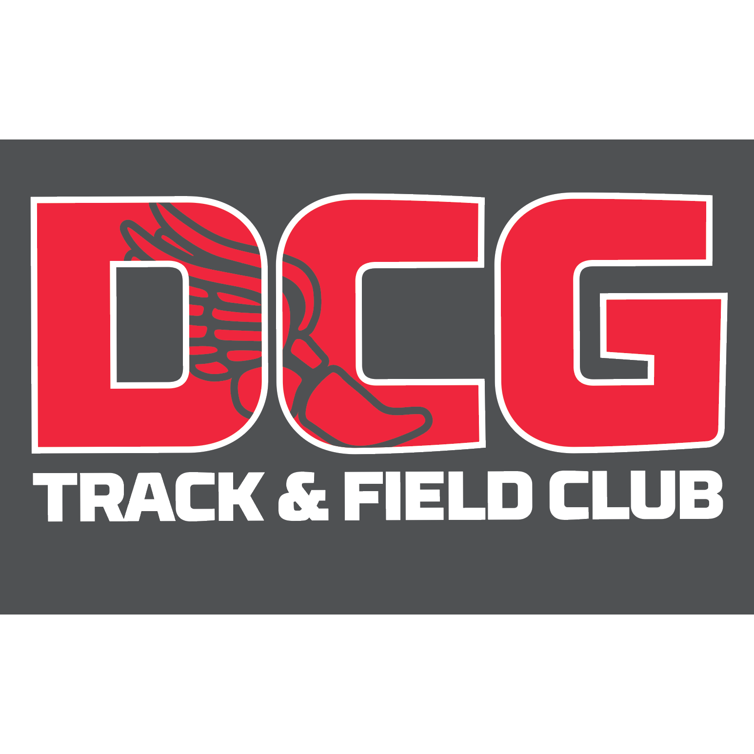 DCG Track and Field logo